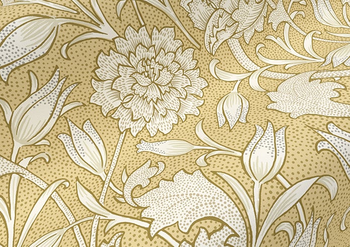 William Morris At Home Wild Tulip, Ochre - Twist&Fit Roller Blind - Image 4